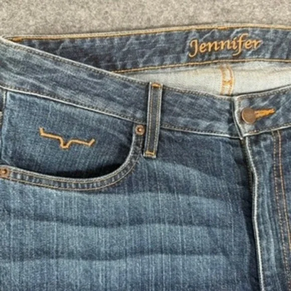 Kimes Ranch Jennifer Womens Jeans Blue Flare Leg Denim Western Style Size 12 - Picture 6 of 12